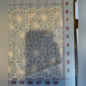 Wide Floral Lace Trim